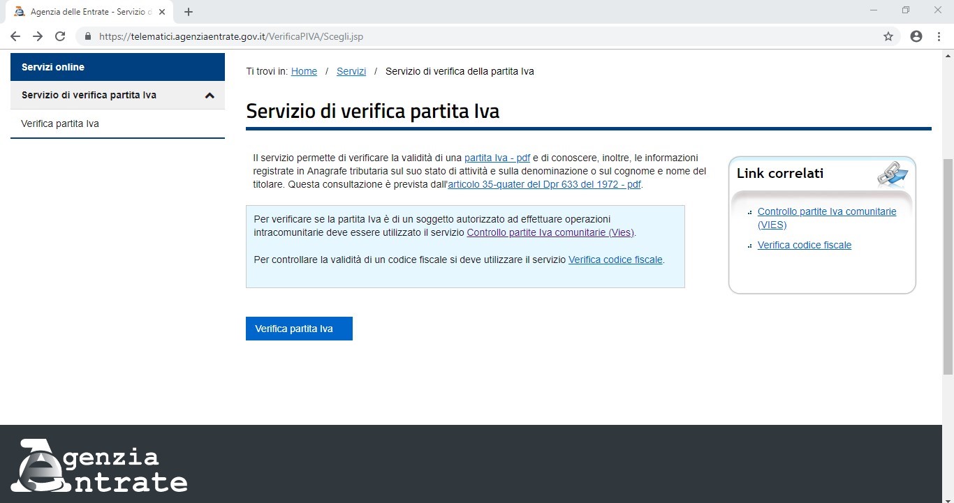 Verifica Partita Iva Attiva O Cessata Fiscobusiness